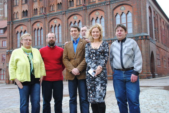 Mitgleider des Ortsvereien mit Sonja Steffen